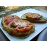 Tomato Basil Open-Faced Sandwich – TypeFree Diabetes